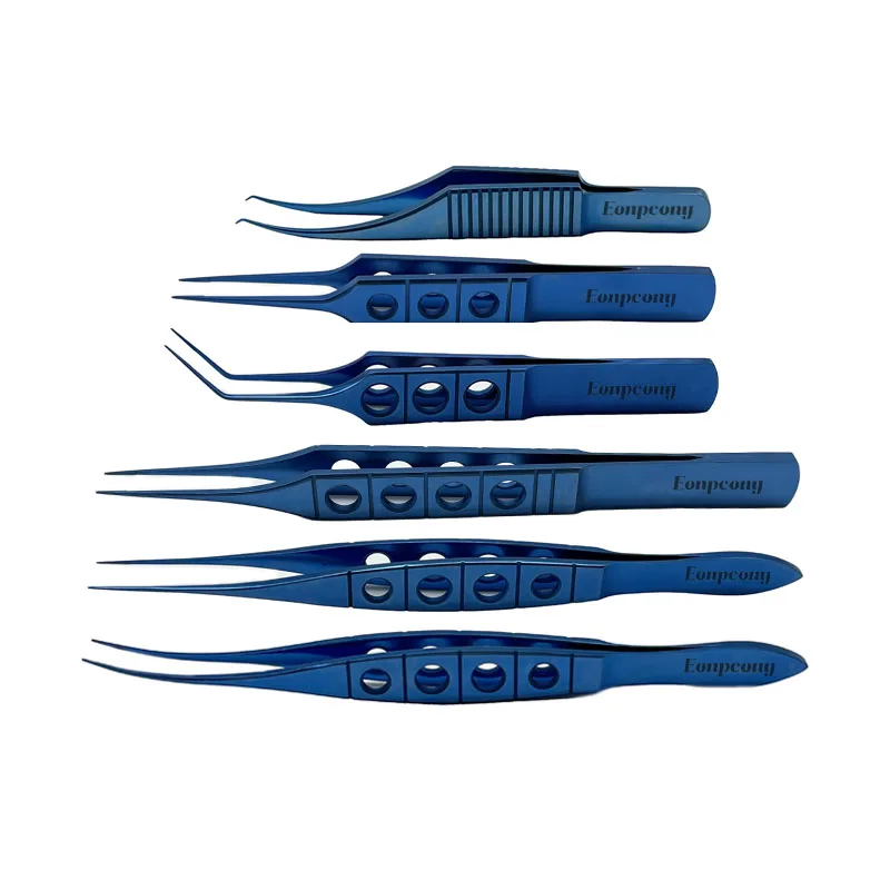 

Pierse-Colibri Corneal Forceps Straight/Angled Notched Forceps Ophthalmic Surgical Instruments