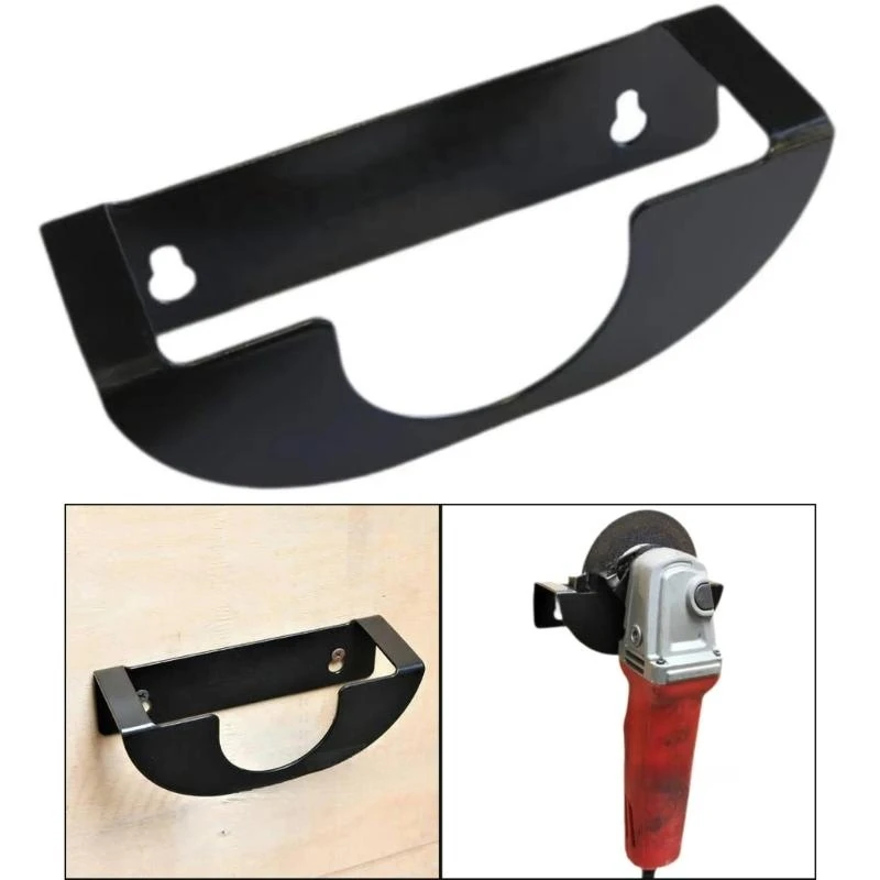 

Heavy Duty Metal Grinder Wall Mount Polisher Bracket Rack for Efficient Tool Storage on Workbench Wall