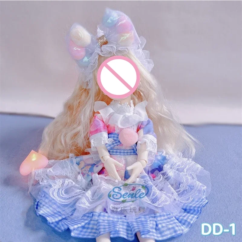 1/6 Bjd Doll Dress Up Clothes Set 30cm Plaything Habiliment Lolita gonna uniforme Outfit regalo giocattoli fai da te accessori