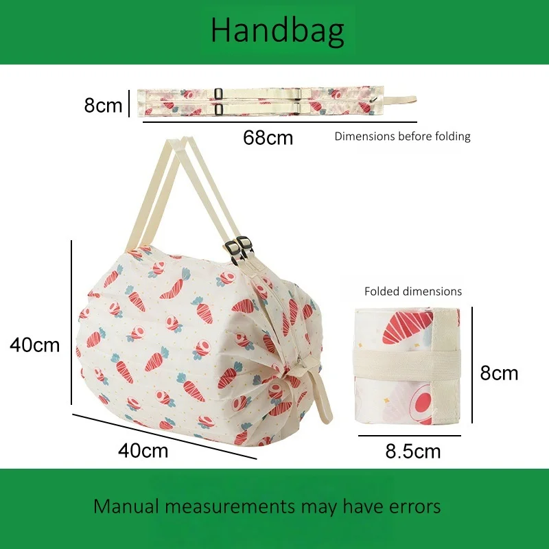 New Foldable Storage Bag Portable Travel Camouflage Handbags Large Capacity With Handle Japen Shopping Bag Reusable Bag