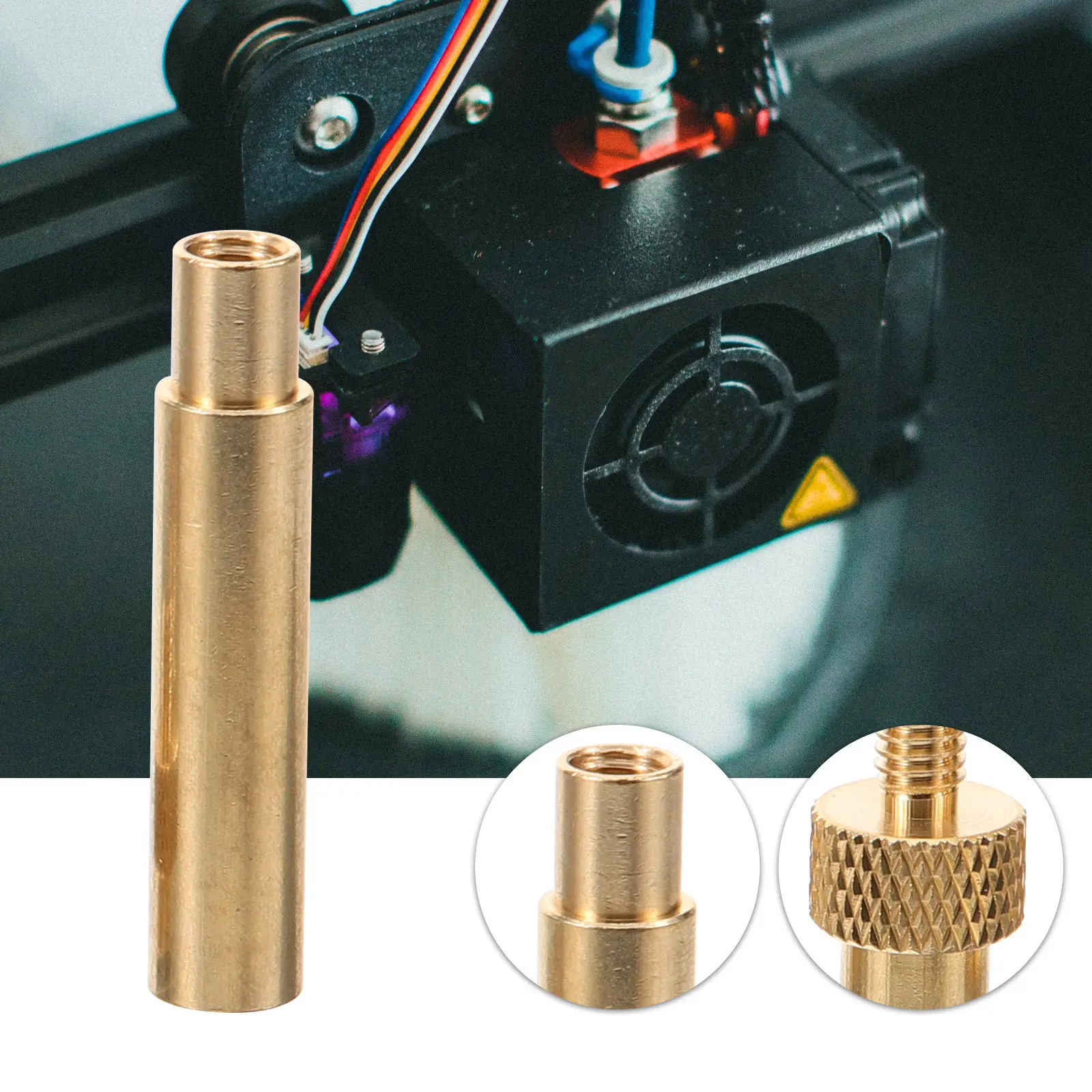

1Set Heat Set Insert Thread Knurled Nut Installation Tool for 3D Printing Heat Embedment Nut Soldering Iron Tips