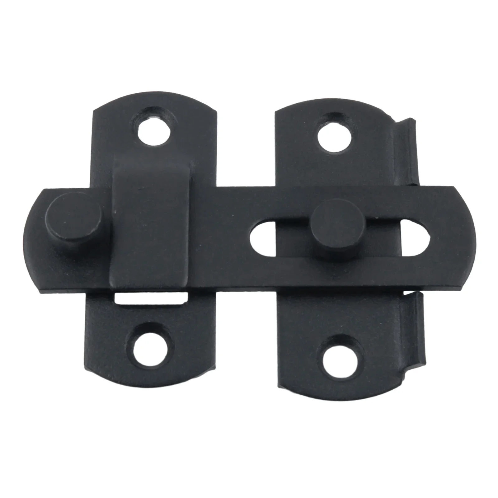 Matte Black Stainless Steel Gate Latches Flip Latch Lock Protect Your Garden From Intruders And Keep Your Pets Safe