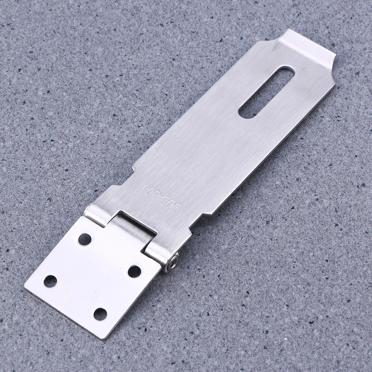 

Stainless Steel Lock Hasp 5 Inch Padlock Door Clasp Latch Security Fastening Cabinet Gate Silver Padlock Hasp Door Clasp