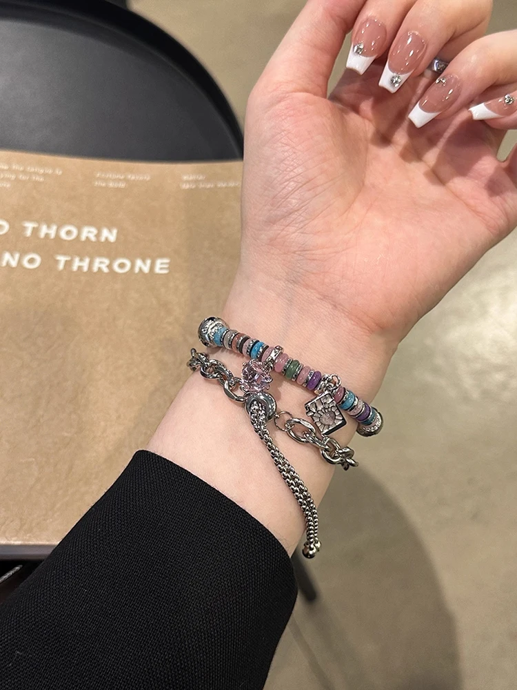 بوهيميا مرونة المعادن الفرقة ل iWatch الترا 11 10 9 8 Se 42 مللي متر 44 46 مللي متر 49 مللي متر امرأة سوار للساعة أبل 7 6 5 40 مللي متر 41