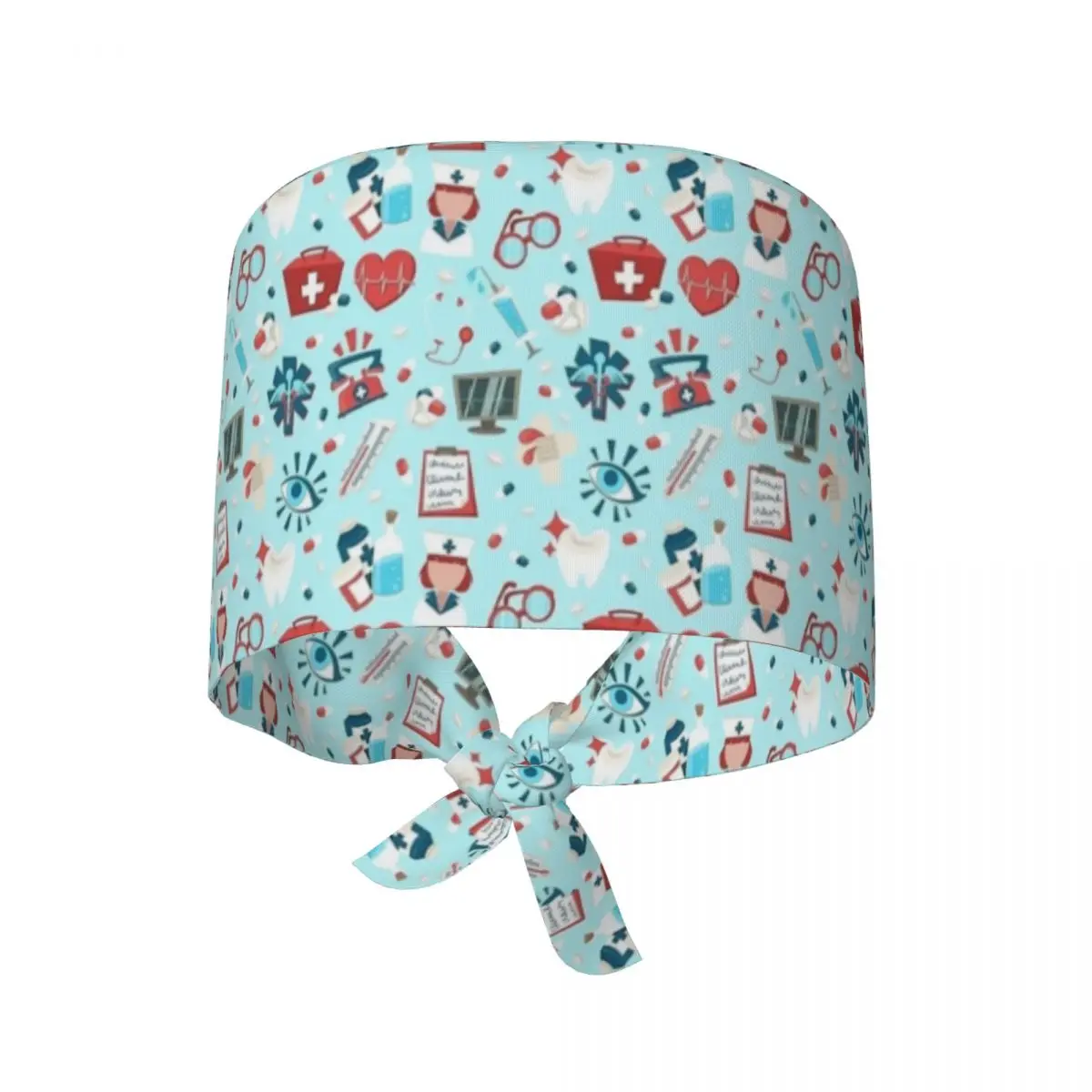 Enfermeira cuidados boné cirúrgico enfermera en apuros padrão pet grooming enfermagem chapéus de trabalho boné vintage estilo unissex     Esfoliantes Chapéus