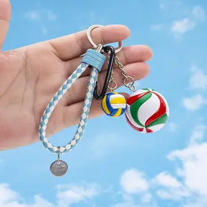 ميكاسا والكرة الطائرة المصبوبة سلسلة مفاتيح مختلطة ، مسابقة رياضية إبداعية ، هدايا صغيرة أفضل 10 كرة طائرة ميكاسا أصلية مبيعا - رقم 9