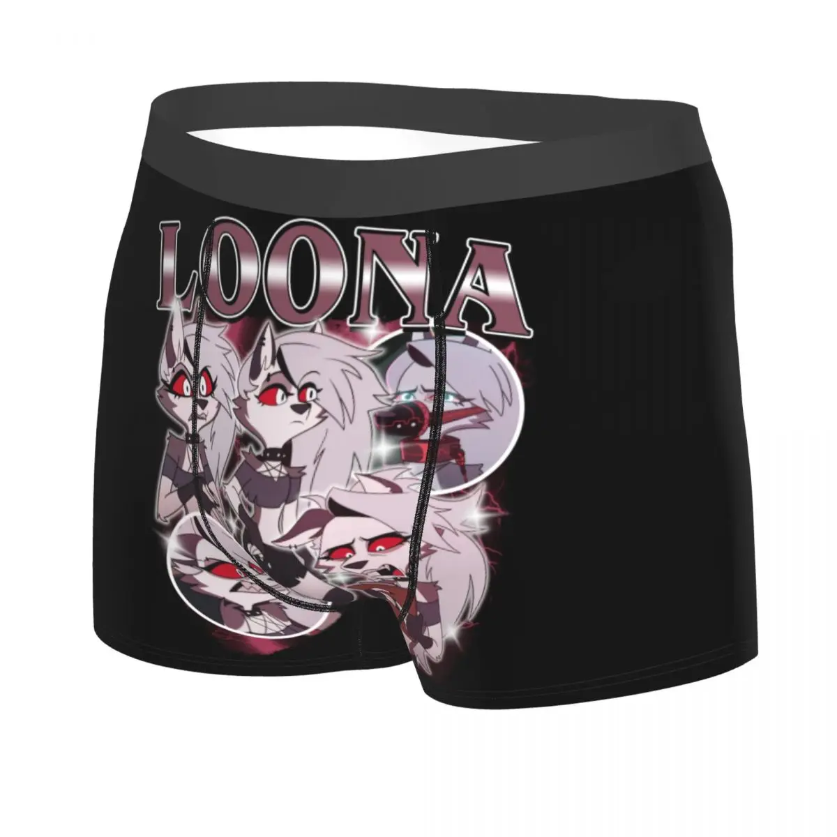 Loona Helluva Boss Underwear Men Sexy Printed Customized Boxer Shorts Panties