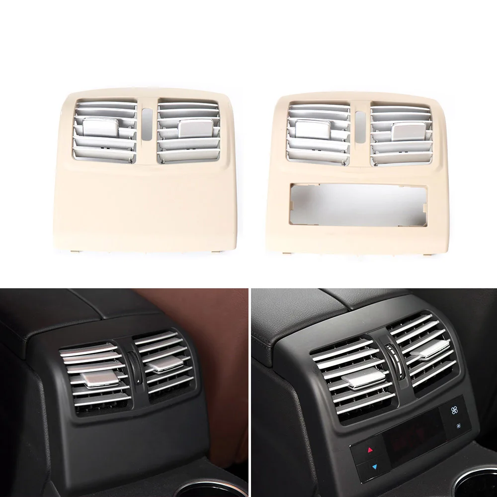 21283001019116 Vehicle Interior Rear AC Air Conditioner Electronplating Grille Panel For Benz E Class W212