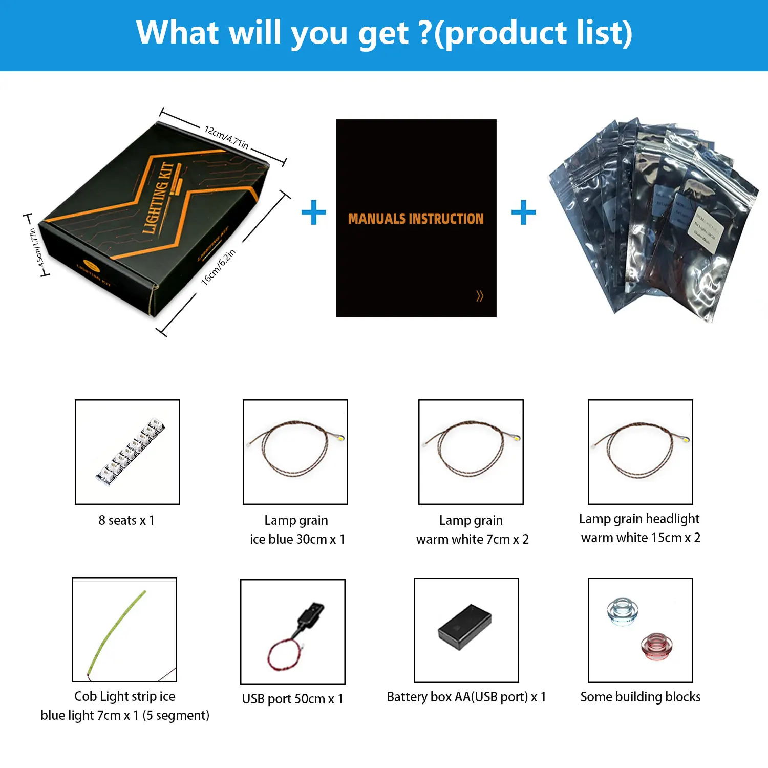 LYBMTWF LED Lighting Kit Compatible with Lego 40789 Flying Moon Car (NOT Include The Model Bricks)