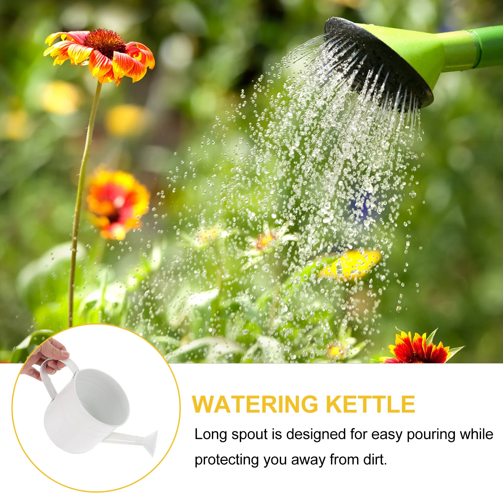 

2pcs Iron Flower Bucket Vintage Decorative Tin Pot Wall Hanging Flowerpot Ornament Decoration Storage for Desktop