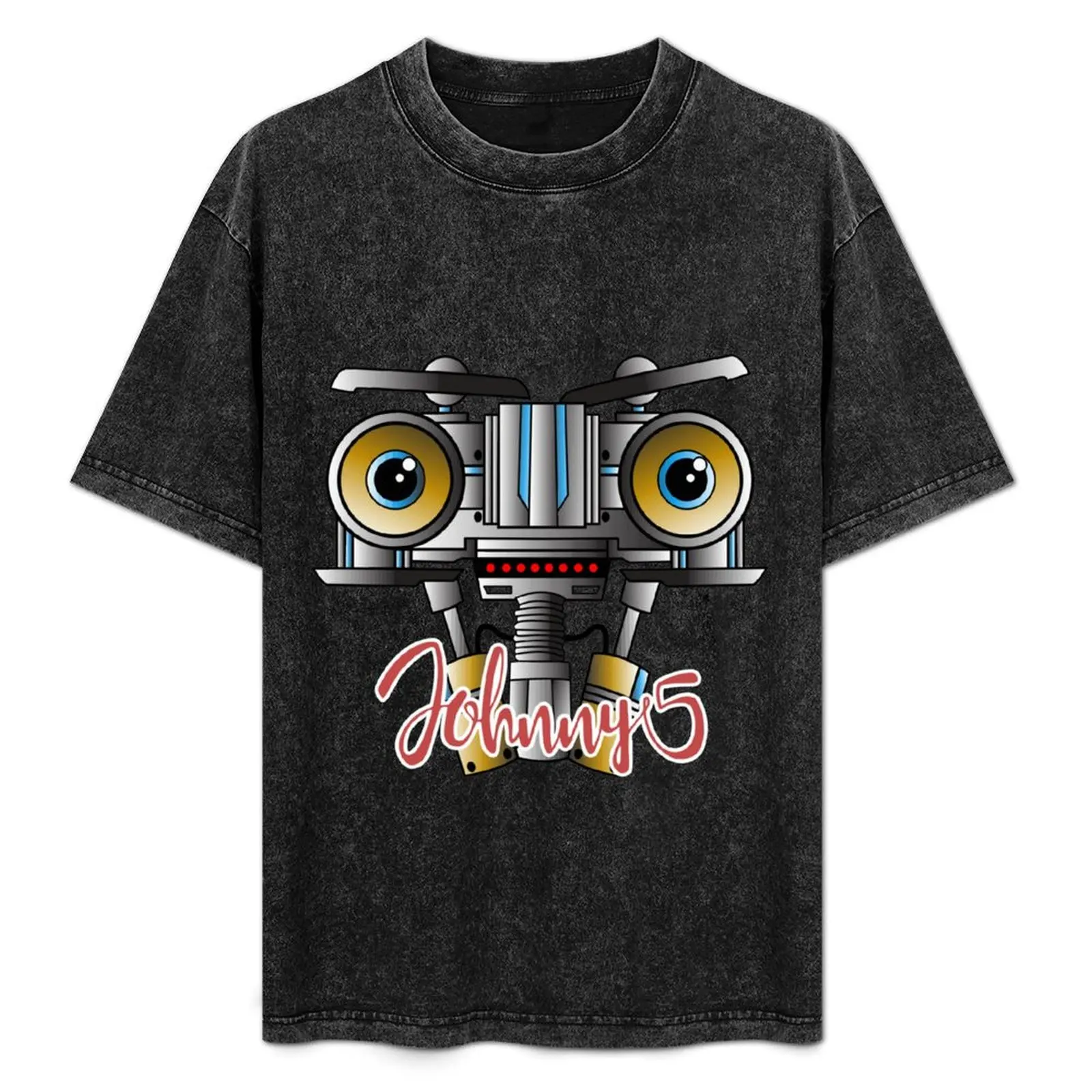 

Johnny 5 Short Circuit T-Shirt Soft Touch Basic Cotton T-Shirt