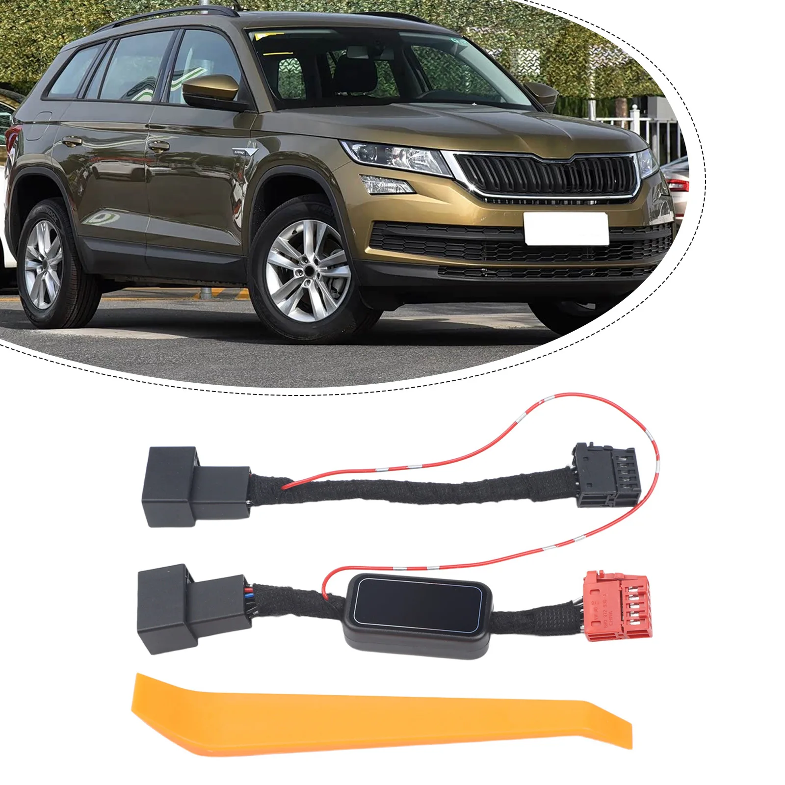 

Stop Start Engine Management Canceller for Skoda For Kodiaq 2016-2023 and For Karoq 2017-2023 OEM Style Design