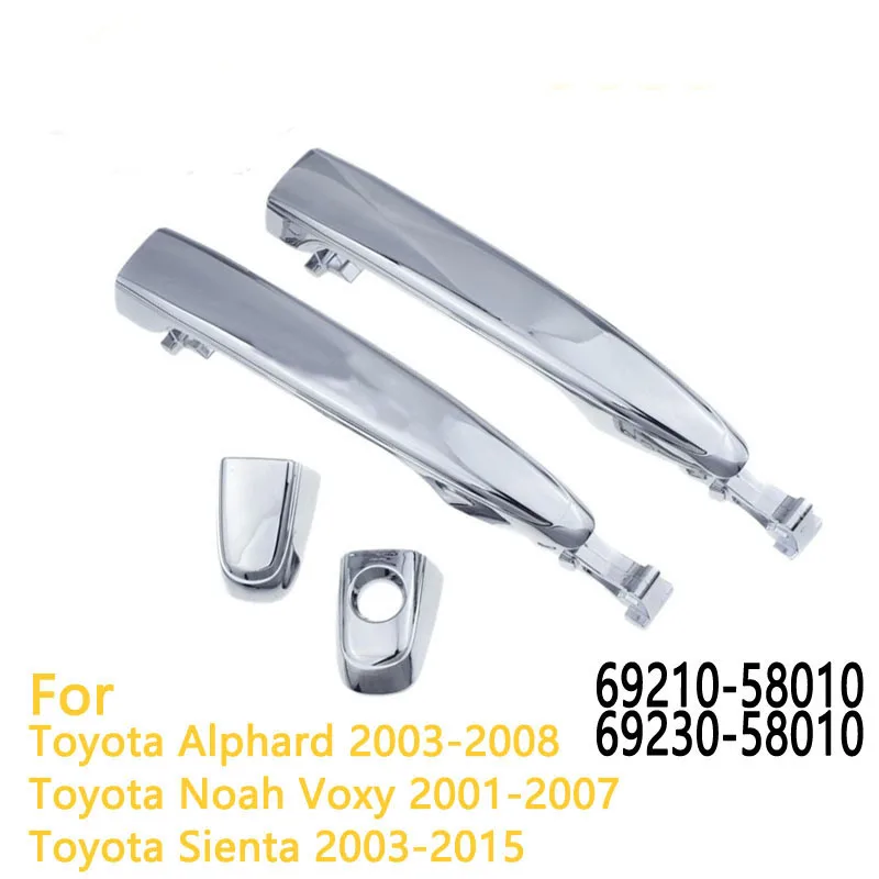 

Exterior Door Handle for Toyota Alphard 2003-2008 Noah/Voxy 2001-2007 Sienta 2003-2015 Front/Rear Left/Right Outside Handles
