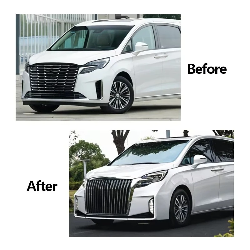 Tegarry Phantom Storm Upgraded Body Kit Front and Rear Bumpers Front Grille for Buick GL8 2020-2022 MPV061