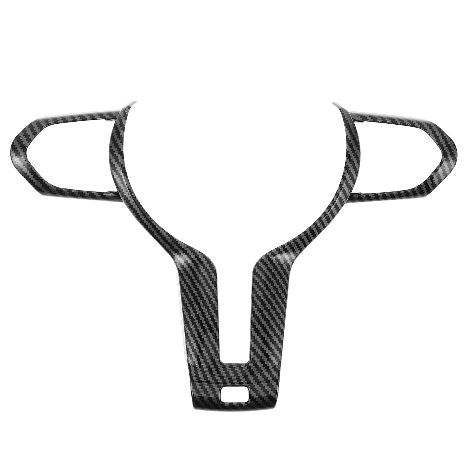 

Car Steering Wheel Sticker Carbon Fiber Design Universal Fit Trim Decor Dashboard Upgrade Automotive Interior Accessory Patch