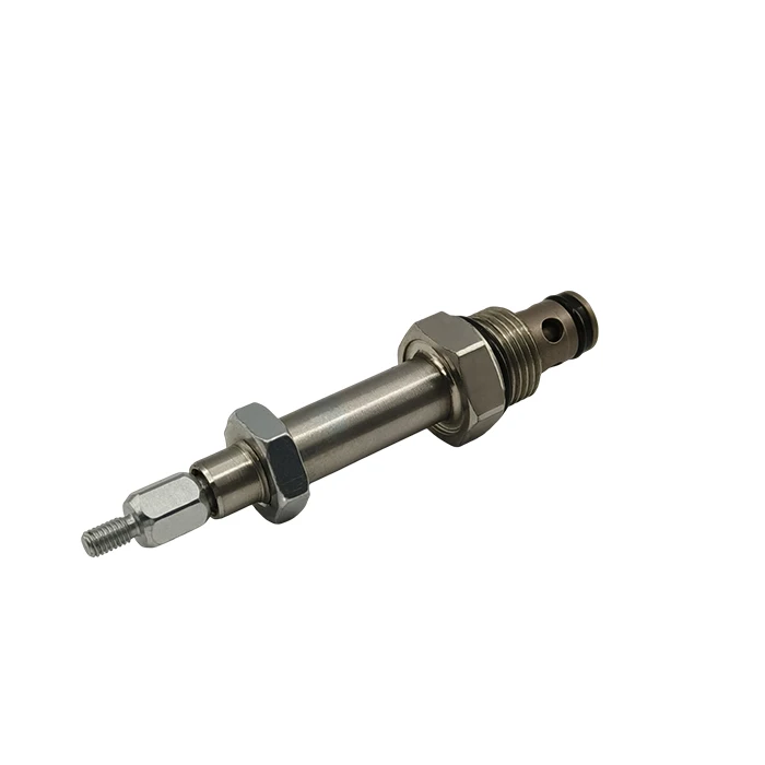 Compact Structure high quality 2-Way Cartridge SVP08 Normally Colse Solenoid Valve With Manual Emergency Override