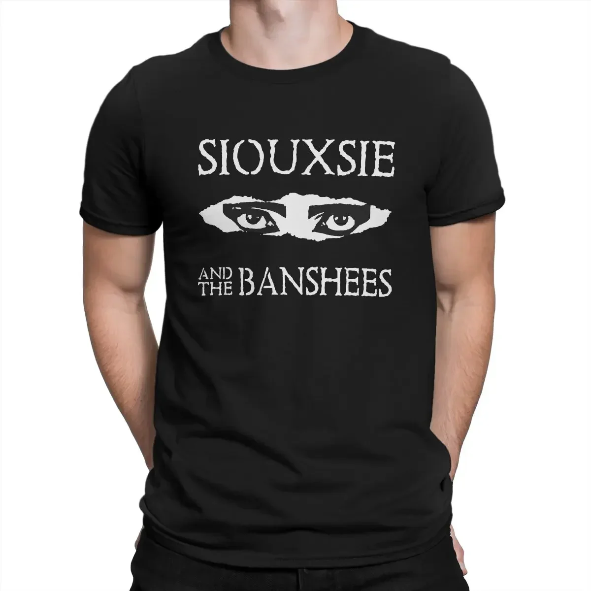 Round Collar Siouxsie and the Banshees Rock Band Tee Shirt Short Sleeve Tops Join Hands T Shirts Men's  Cotton Novelty T-Shirt