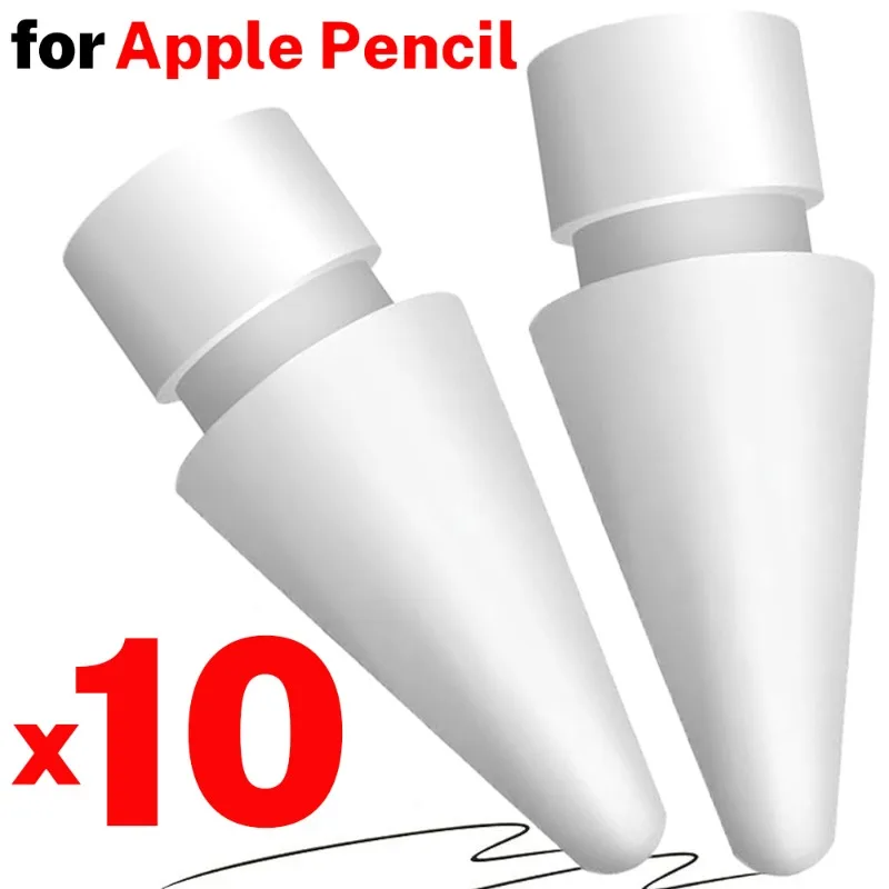 

Replacement Pencil Tips for Apple Pencil 1st 2nd Generation iPencil Smooth Spare Nibs for iPad Pro Pencil 1/2 Stylus Fine Nib