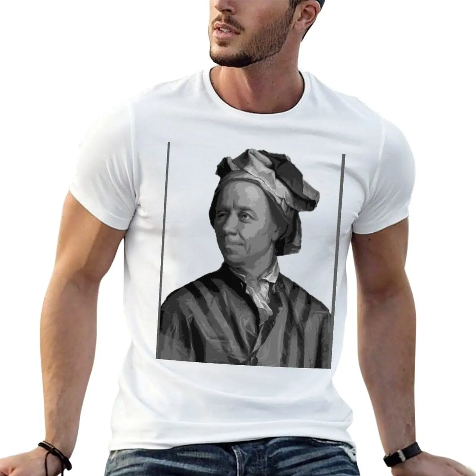Leonhard Euler T-Shirt vintage sweat men workout shirt