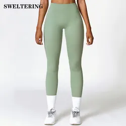 Women Sport Seamless Leggings High Waist Elastic Solid Yoga Leggings Gym Workout Trainning Joggings Pants Female Gym Accessories