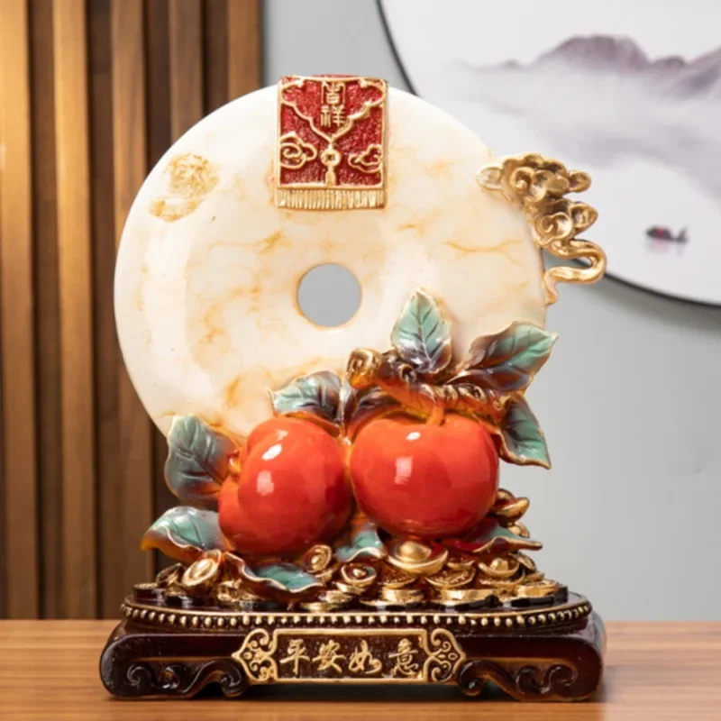 Chinese Creative Persimmon Decor Accessories For Home Living Room Porch Cabinet Unique Gifts To Send Friends for Prosperity