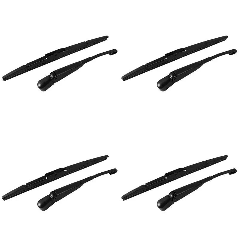 

4X Rear Windshield Wiper Set - Back Windshield Wiper Blade Set For Honda CRV CR-V 2012-2016 76720-T0A-003