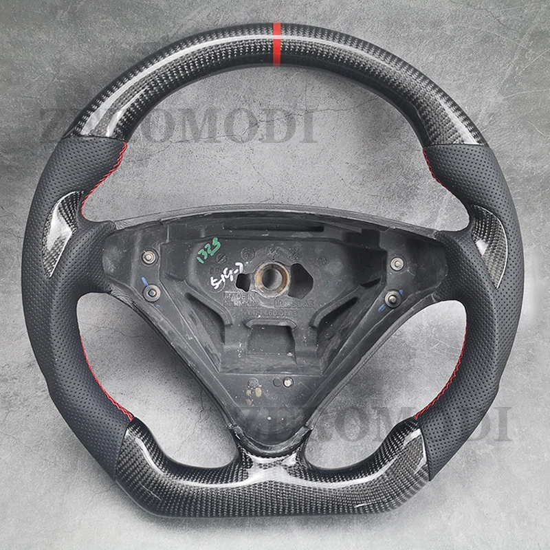 Carbon Fiber Racing Steering Wheel For Mercedes Benz C-Class W203 2004-2007 R171 SLK