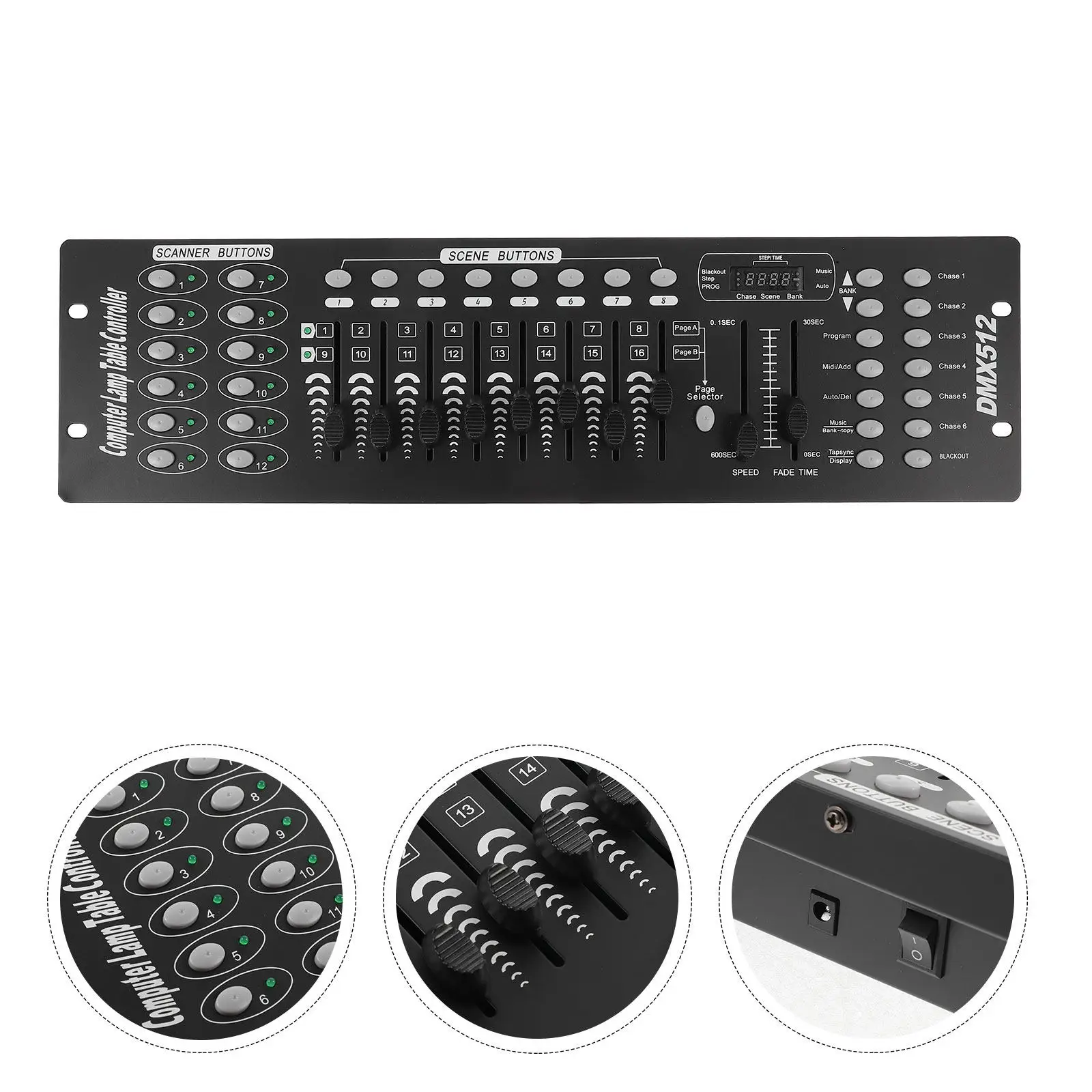 

1 шт. Световая консоль для сценических выступлений DMX192 DMX512, контроллер сигнала для прожекторов Par Beam, для использования на свадьбах, вечеринках, в барах