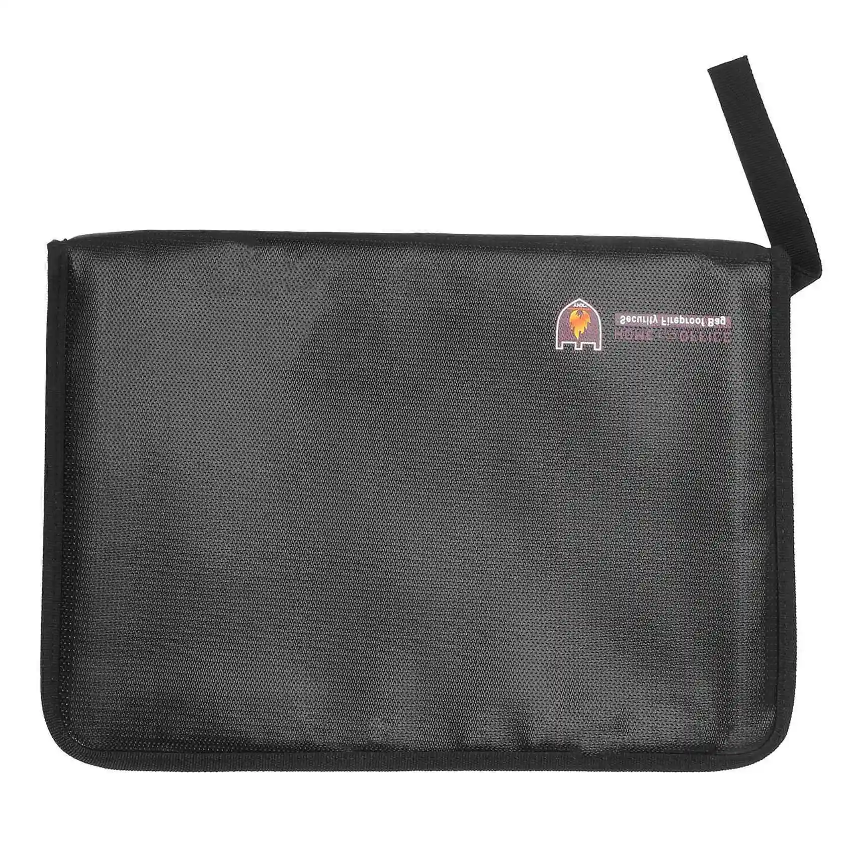 

ADP-Fireproof Files Folder Accordion Document Bags 14.3x9.8 inch A4 Size 12 Pockets Non-Itchy Silicone Coated Fire Safe Money St