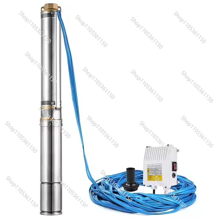 4SDM8-5 Single-Phase 0.75HP High-Pressure Submersible Water Pump for Agriculture Irrigation & Deep Well Borehole Pump