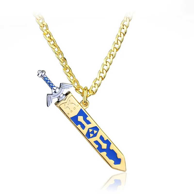 Periféricos de Videojuegos, Collar con Colgante de The Legend of Zelda: Skyward Sword para Hombre, Collar para Fanáticos de Videojuegos