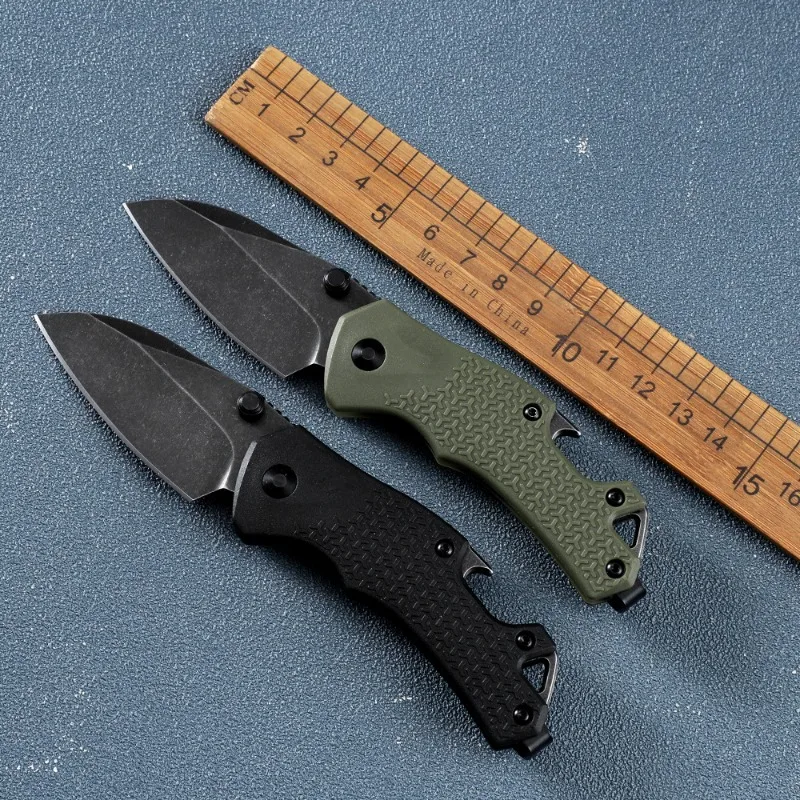 

Portable 8337 Outdoor Camping Folding Knife 8Cr13Mov Blade Nylon Fibre Handle Hunting Tactical Survival Utility Knives Tools