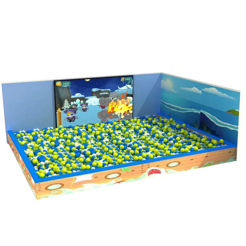The Latest Technology Smart Digital Board Cheap Interactive Projection Smash Ball Equipment Virtual Wall Game Floor Game