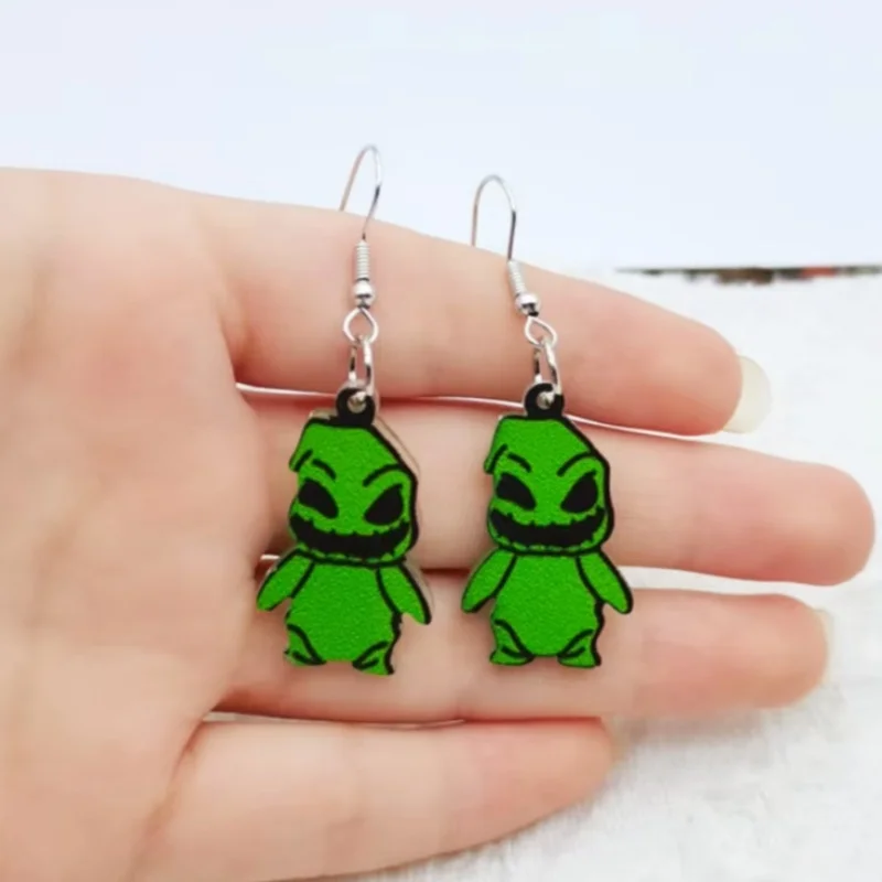 

1 pair of acrylic Halloween ghost earrings, women's earrings, the best choice for gifts