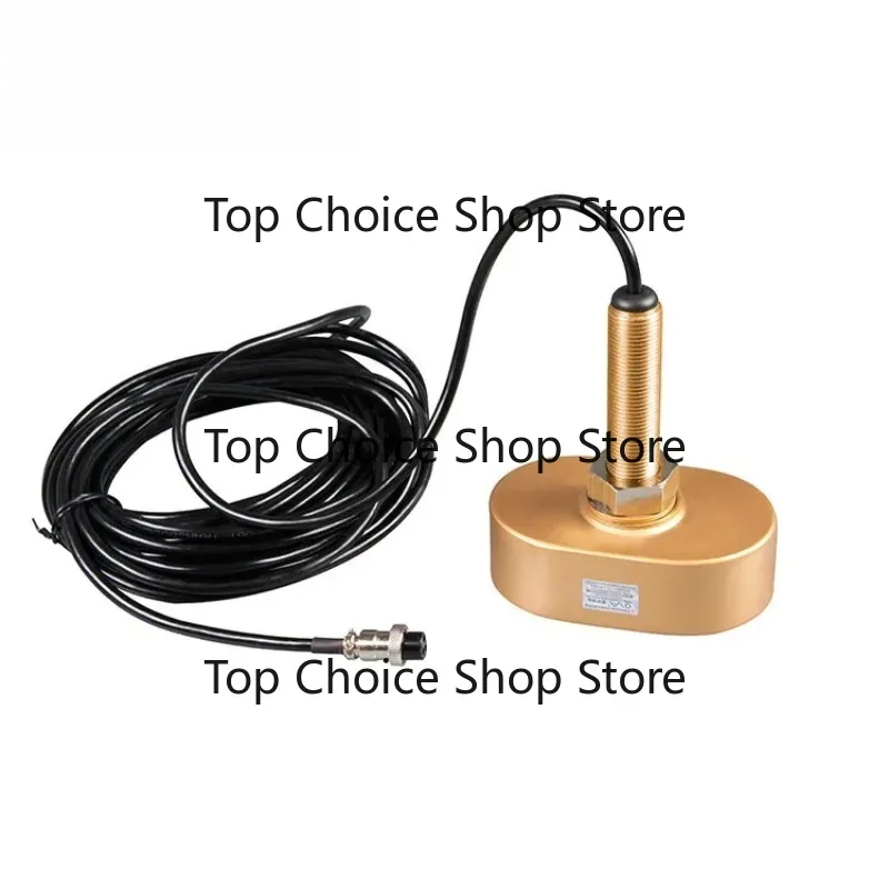 1KW Bronze Thru Hull Mount Transducer A TD34T Made Of Rubber Plastic Steel Composite Material
