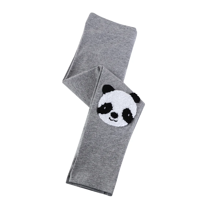 Little maven Korean Baby Girls Leggings Cotton Trousers Kids Clothes Cartoon Panda Embroidery Children's Clothing Pants