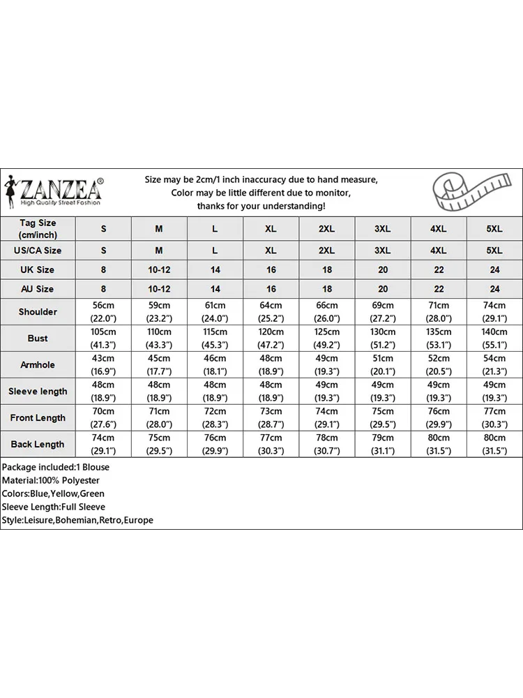 Zanzea-女性用長袖オールワークブラウス、カジュアルストライプシャツ、女性用ルーズトップス、エレガントなラペルネック、ボタン、秋