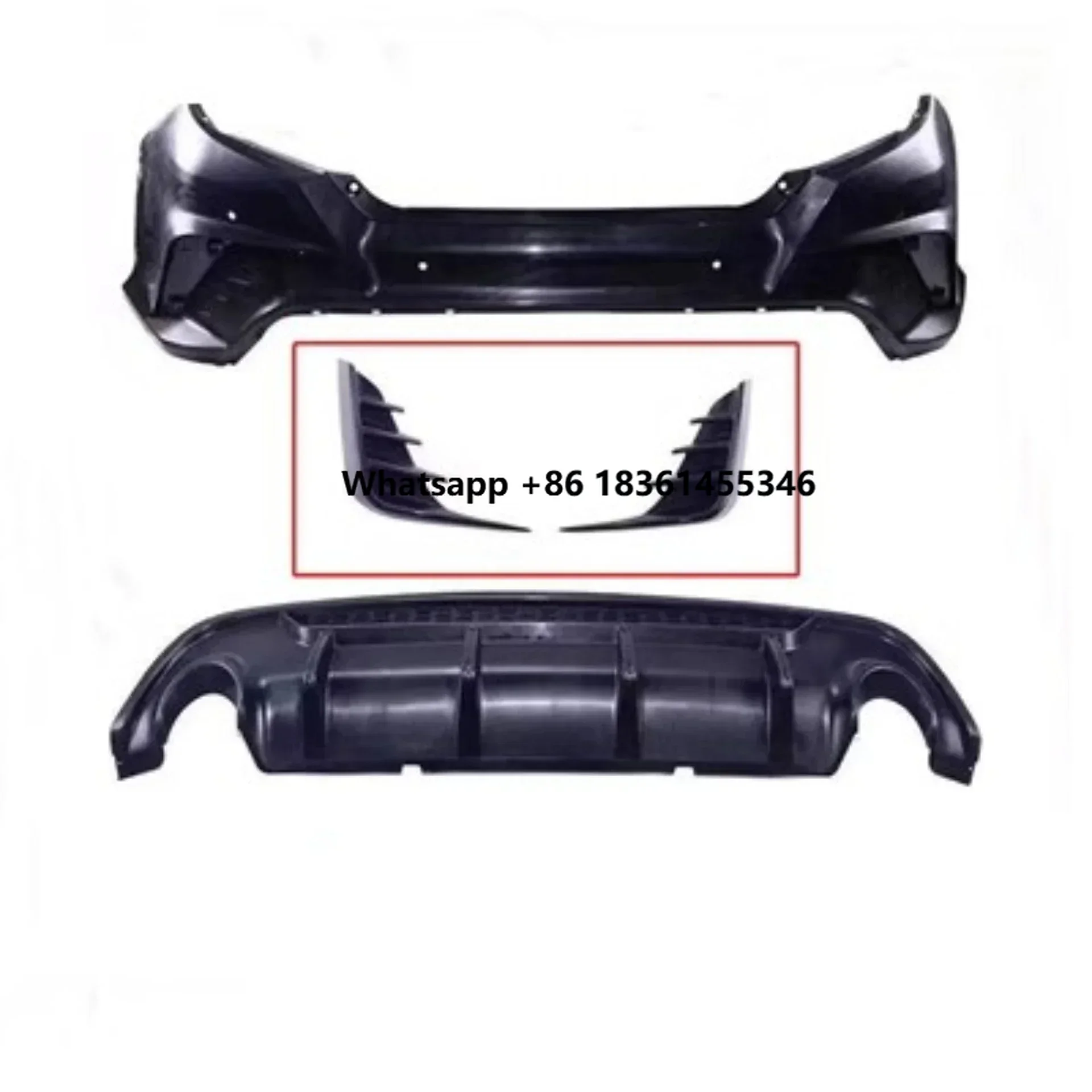 

Front Shovel Rear Lip Botton Grille Fog Lamp Frame for Typer FC-450 Reflector Surround Car Accessories