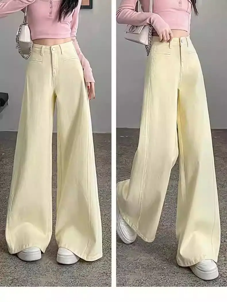 

Рваные джинсы женские Kawaii милые японские Harajuku корейские женские джинсовые модные эстетические пастельные цвета розовые весенние легкие мягкие