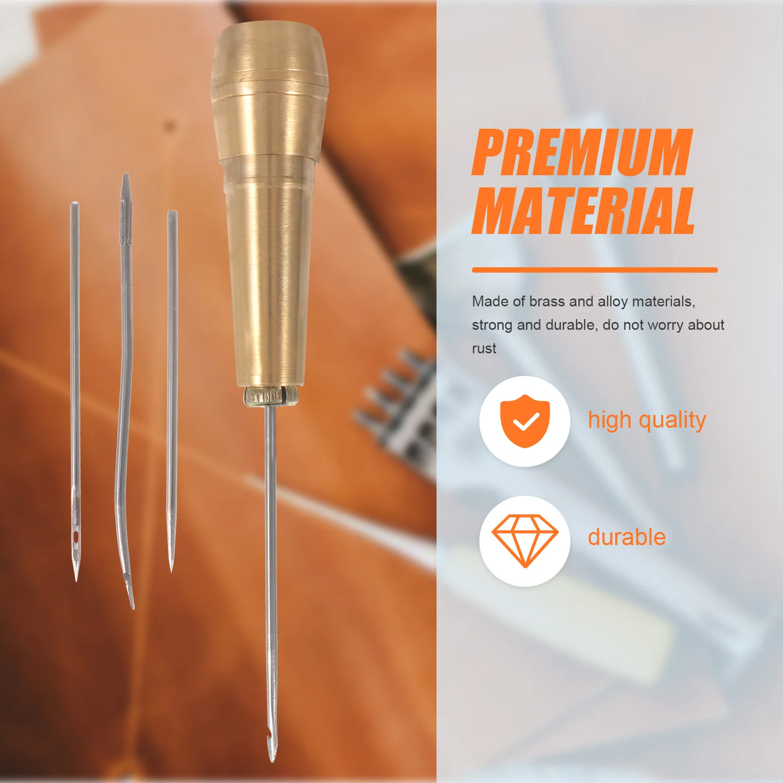 2 set Shoes Repair Tools Stitching Awls Set Craft Needles For Hand Sewing Shoe Repair Diy Craft Projects Sewing Prickers