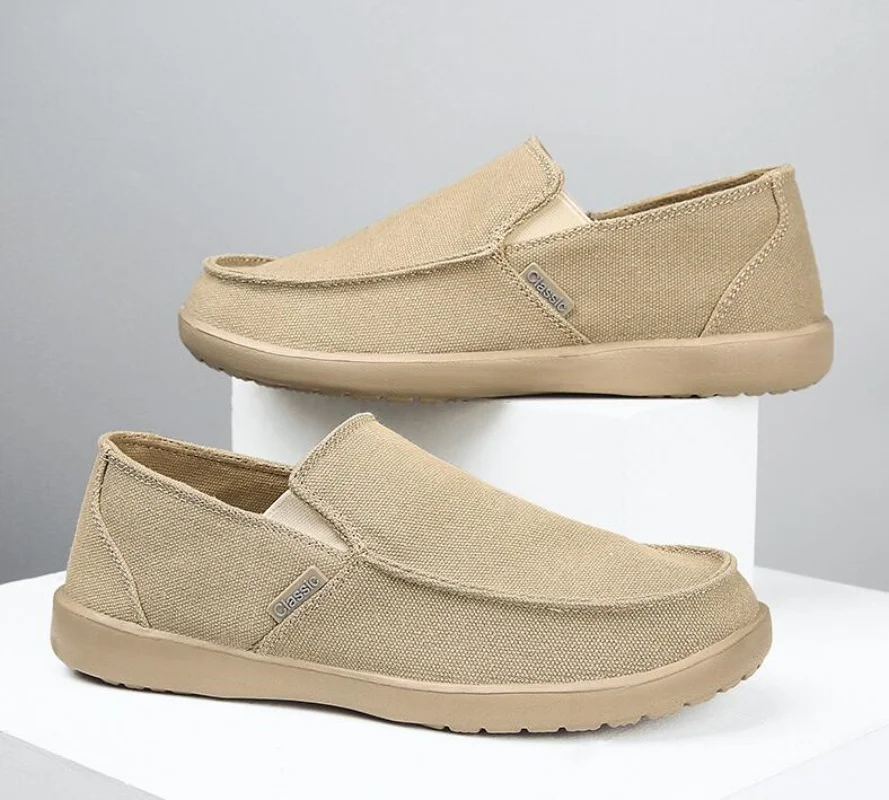 

Мужская вулканизированная обувь, осень 2023, новая мужская обувь, дышащая прогулочная парусиновая обувь, дышащие лоферы, мужские кроссовки