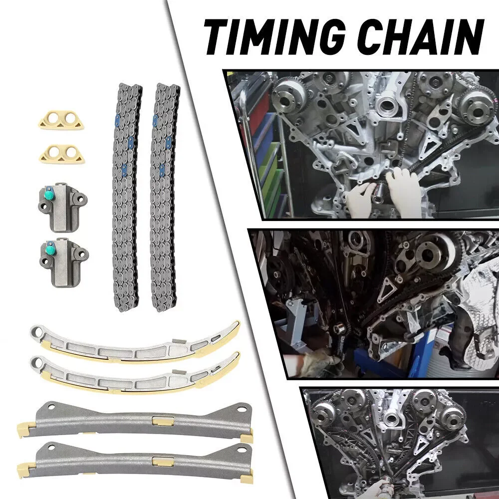 Carbole Timing Chain Kit & Oil Pump Set For Hyundai KIA Sedona Azera Santa Fe 3.3 3.8L