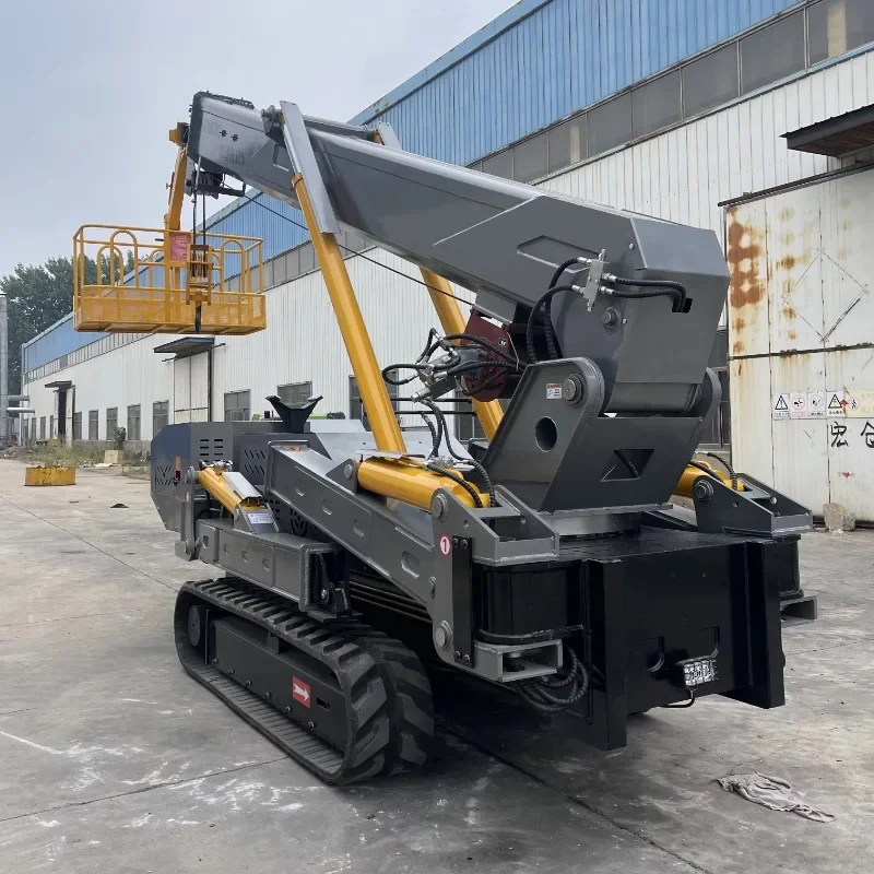 P-714 ZMT البناء متعددة الوظائف قابلة للطي رافعة عنكبوت CE/EPA معتمدة 10 طن 12 طن رافعة عنكبوت مع سلة الرجل