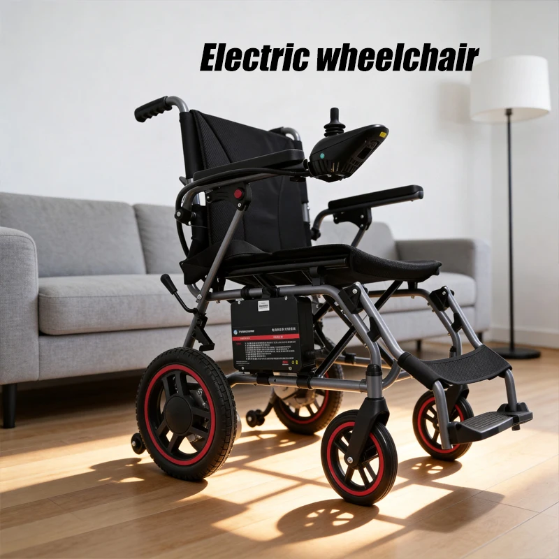 Fauteuil roulant électrique pliable, léger et portable, approuvé par les compagnies aériennes, scooter tout-terrain, chaise de voyage facile pour adultes, personnes âgées, handicapés