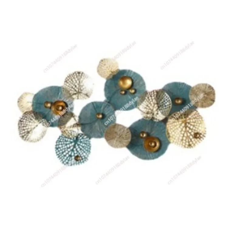 

Luxury Metal Art Wall Decor for Living Room Creative Iron Decoration Fashionable 3D Embellishment for Sofa Background