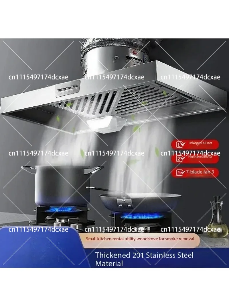 Wall Mounted Kitchen Exhaust Fan, Strong Ventilation Smoke Extractor for Household, Rental Room Bathroom Air Vent