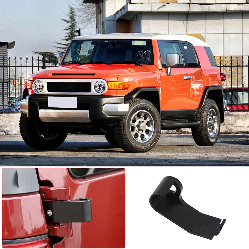 For 2007-2021 Toyota FJ Cruiser Aluminum Alloy Black Car Tailgate Antenna Bracket Car Exterior Modification Accessories