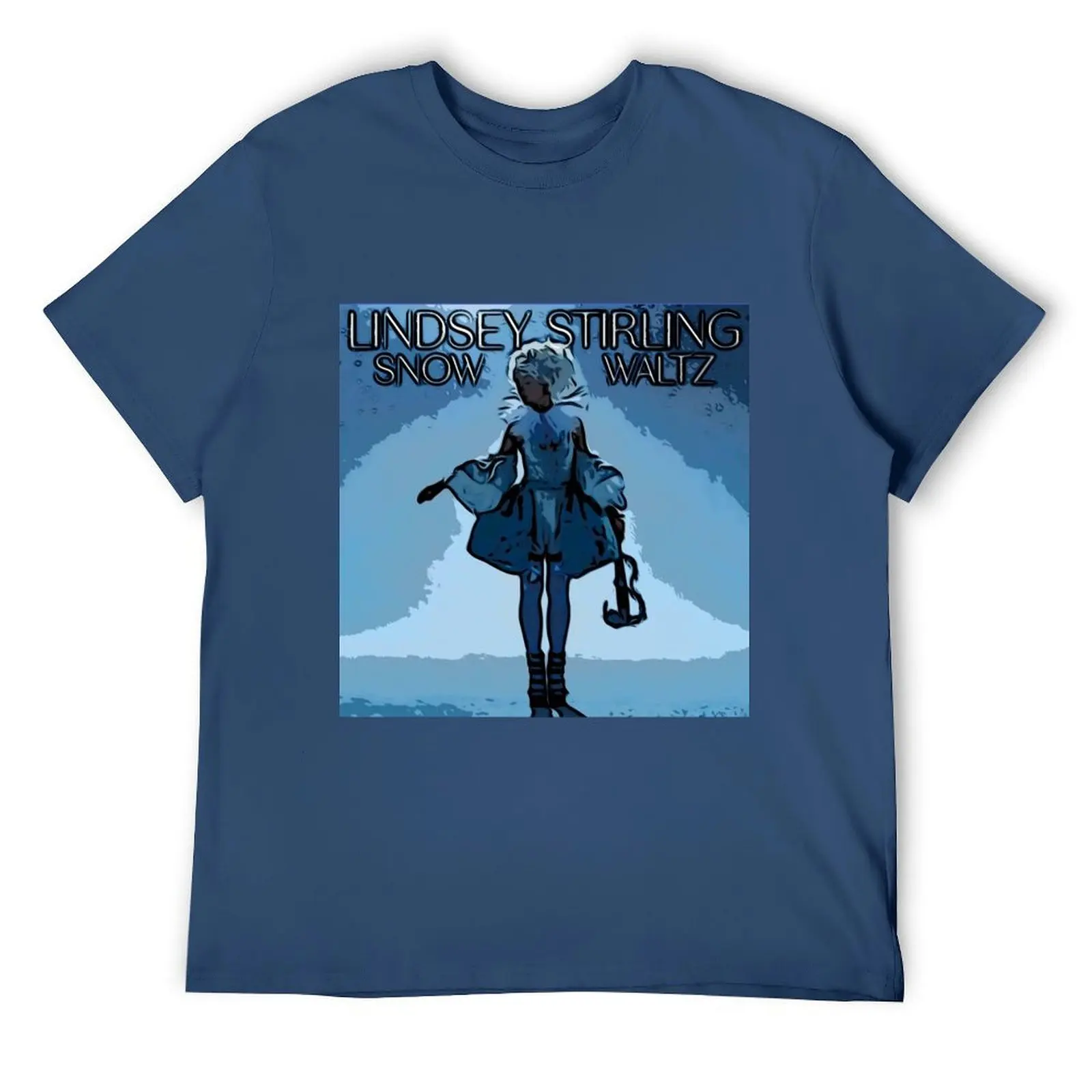 Lindsey Stirling Snow Waltz - abstract cover art T-Shirt cute clothes T-shirts man Funny t-shirts custom t-shirts men t shirts