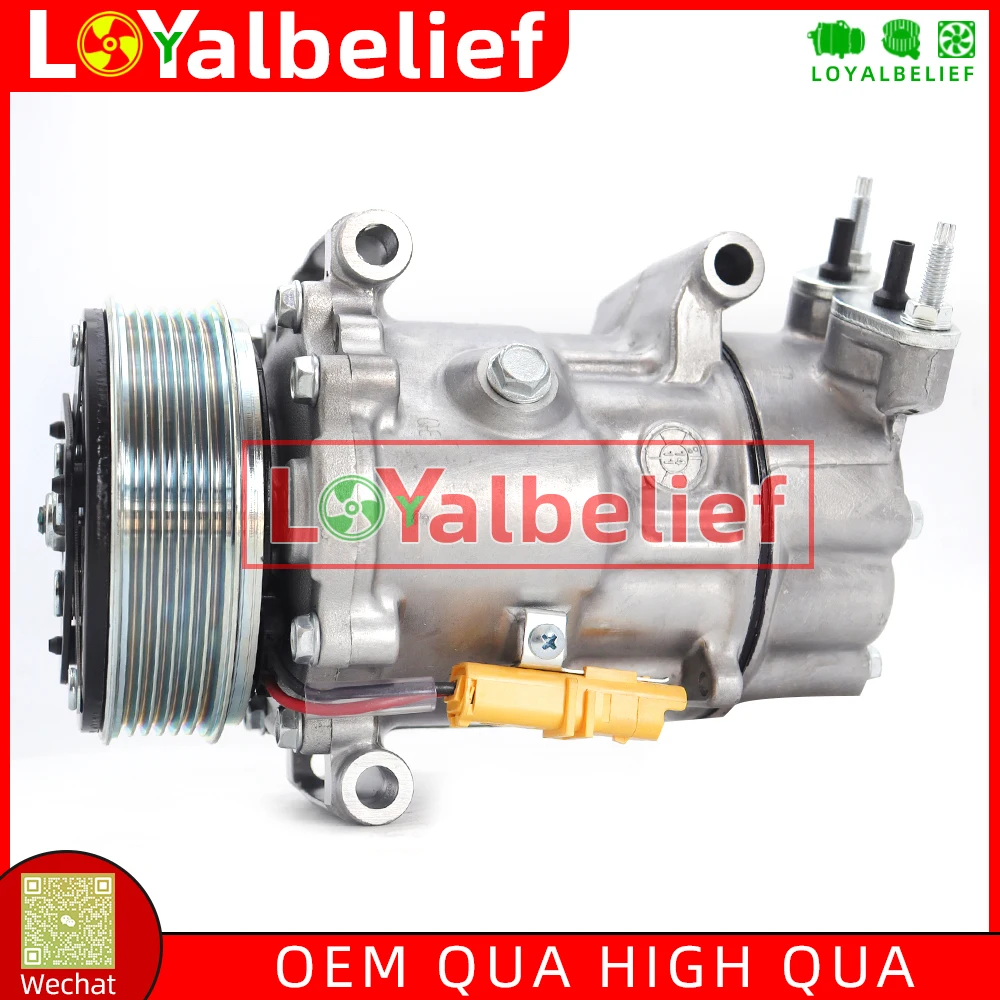 

AC Compressor and Clutch For Citroen Berlingo C2 C3 Peugeot 206 307 9655191680 9684480480 9800822280 215310145 5215310145