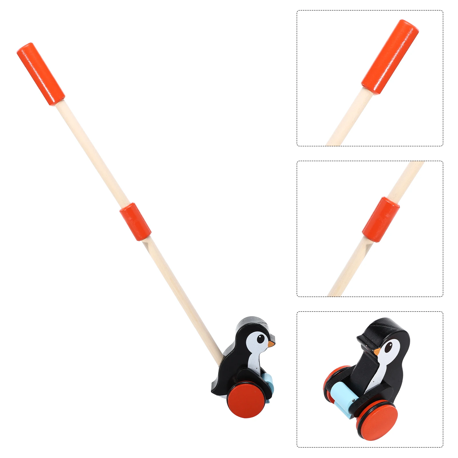 عربة أطفال صغار، مشاية دفع وسحب ولعبة كرسي يدفع باليدين للأطفال، ألعاب تعليمية للأنشطة